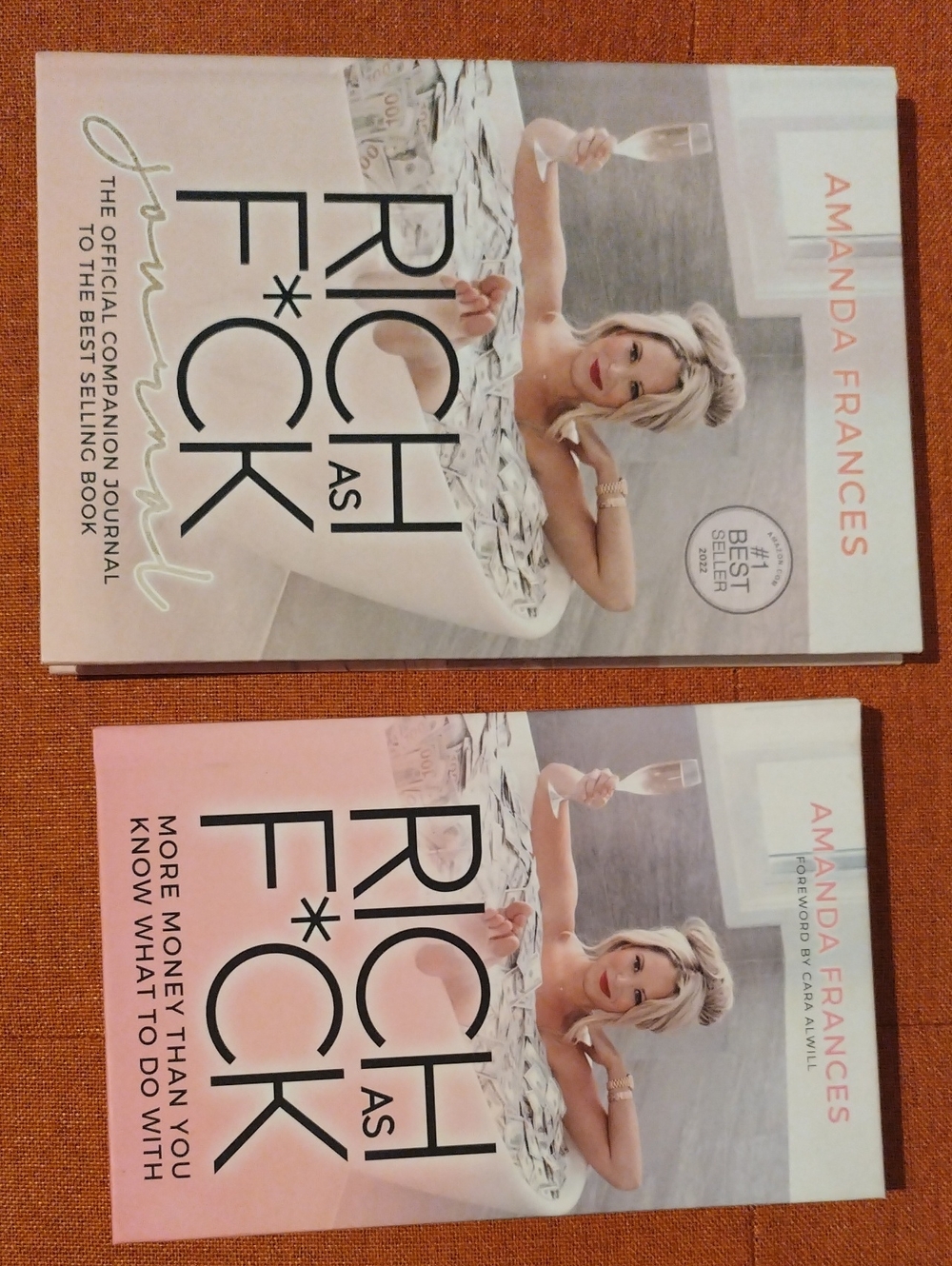 'Rich As F*ck' Book And Journal Set. New